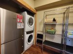Bonus Fridge and Washer & Dryer in Gear Storage Room